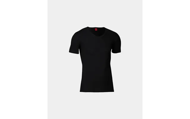 Black Or White T-shirt V-neck Bomuld Sort