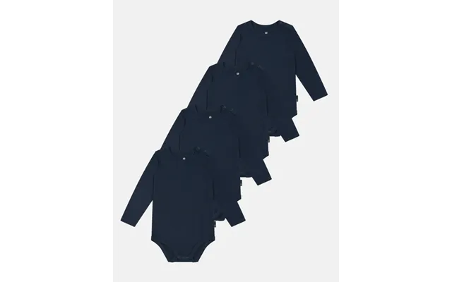 Langærmet Body 4-pak Bambusviskose Navy