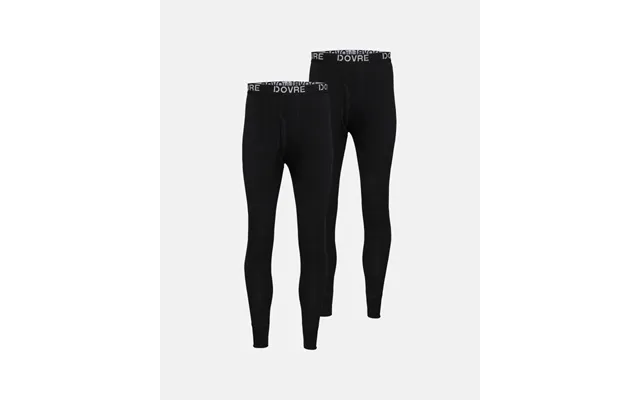 Long Johns 2-pak 100% Merino Uld Sort