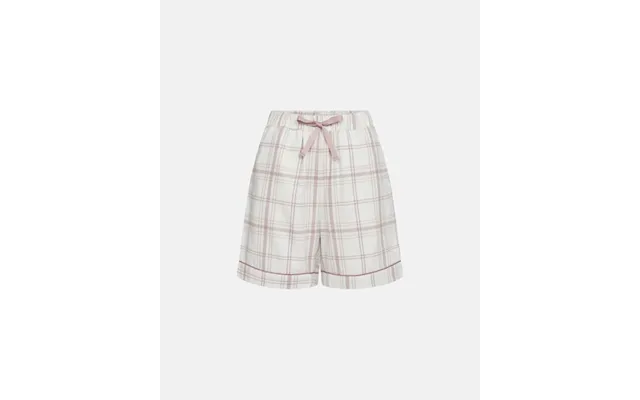 Pyjamasshorts 100% Økologisk Bomuld Rosa Ternet