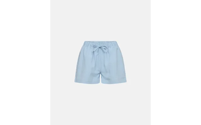 Pyjamasshorts Bambusviskose Lys Blå