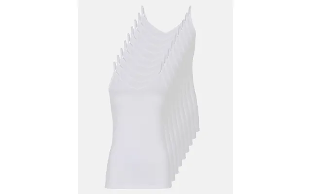 Tanktop 9-pak Gots Bomuld Hvid