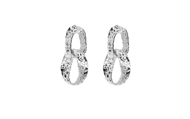 Ix Crunchy Double Hoops Silver