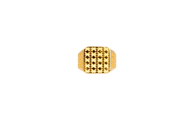Ix Octagon Logo Signet Ring
