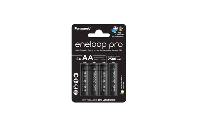 Panasonic Eneloop Pro Aa Genopladelige Batterier 4 Stk.