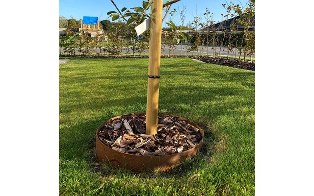 Rundt Højbed I 3mm Cortenstål Ø48cm - Lukket