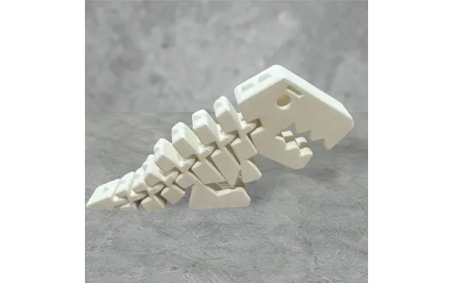 Flexi Rex Dinosaur Bevægelig Model I Størrelser - Rex Lille 81mm Sort