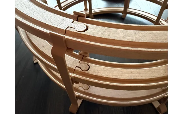 Spiralbro Til Togbaner - Latte Brown