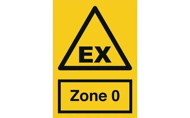 Advarselsskilt - Atex Zone 0