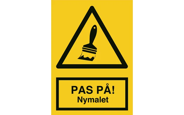 Advarselsskilt - Pas På Nymalet
