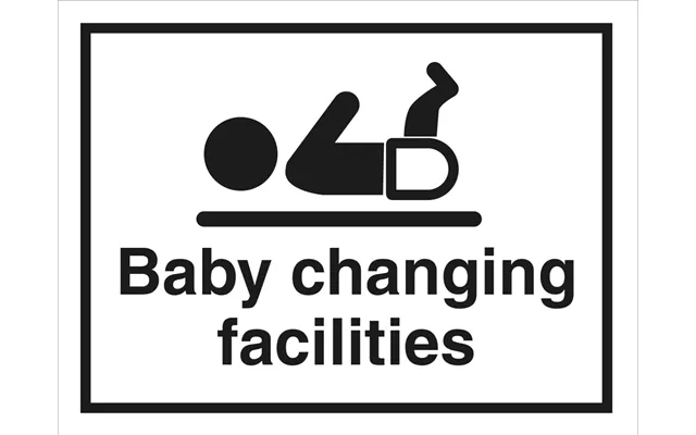 Baby Changing Facilities - Selvklæbende Vinyl
