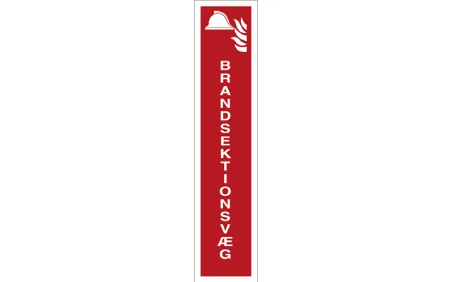 Brandskilt - Brandsektionsvæg