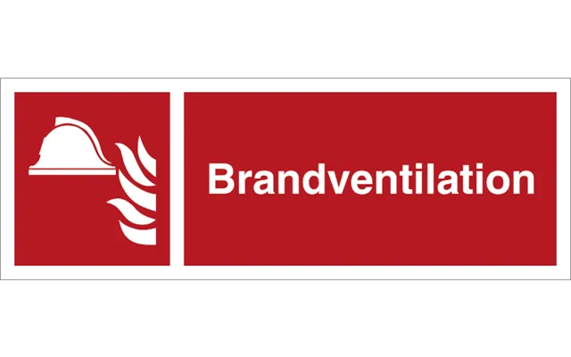 Brandskilt - Brandventilation