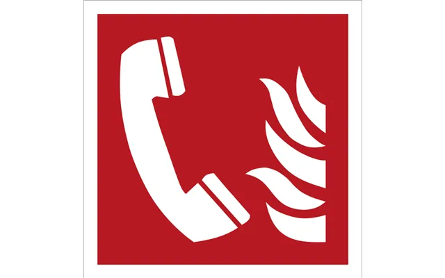 Brandskilt - Nødtelefon