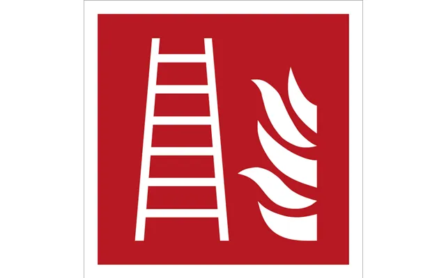 Brandskilt - Redningsstige