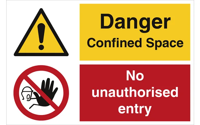 Danger Confined Space - No Entry