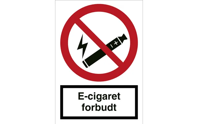 E-cigaret Forbudt - Plast