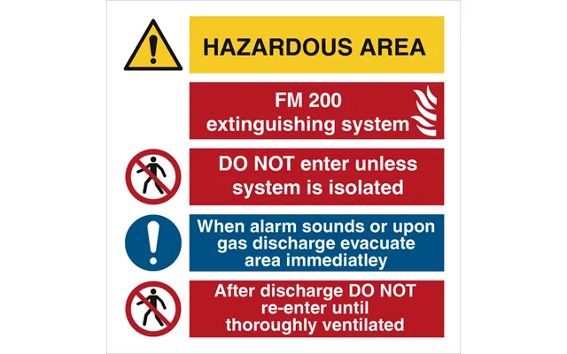 Hazardous Area Fm 200 - Selvklæbende Vinyl