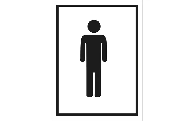 Man - Toilet Sign