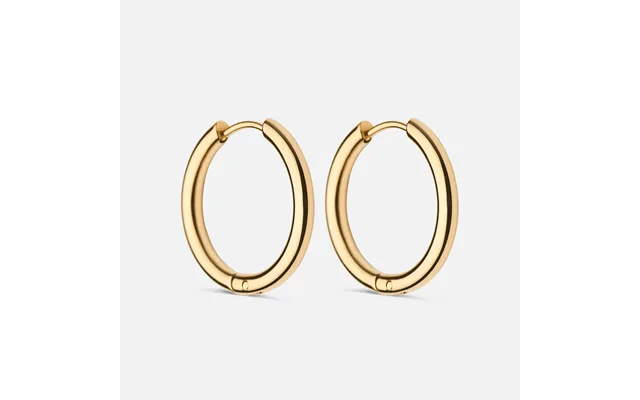 Basic Hoops Øreringe 18k Guldbelagt 21mm product image