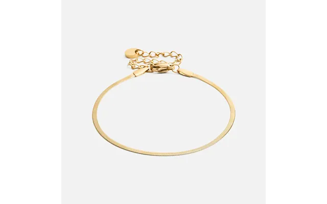 Flad Snake Armbånd 18k Guldbelagt 2mm product image