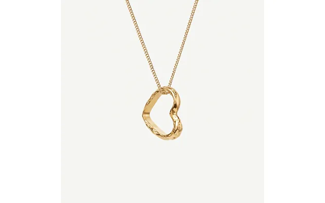 Lava Heart Halskæde 18k Guldbelagt