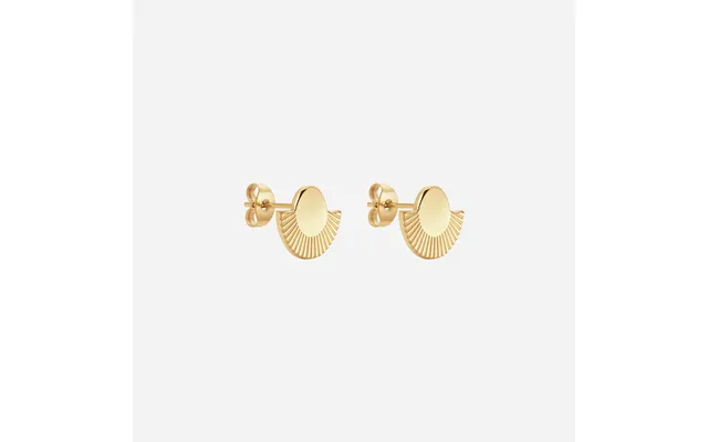 Sunset Eclipse Studs Øreringe 18k Guldbelagt
