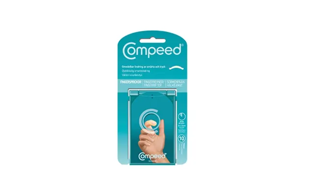 Compeed - Plastre Til Fingerrevner, 10 Stk. Til Hurtig Lindring Og Beskyttelse