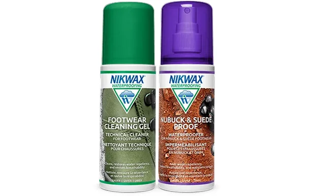 Nikwax - Twinpack Footwear Cleaning Gel Nubuck & Suede Proof 2 X 125 Ml