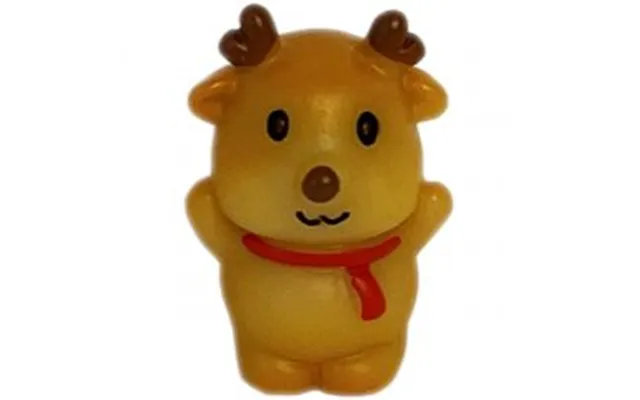 Jule Minifigur 3 Cm - Stående Rensdyr