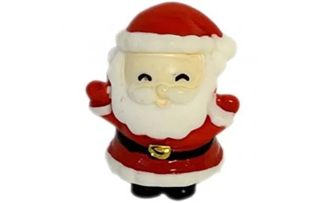 Jule Minifigur 3,5 Cm - Begejstret Stående Julemand