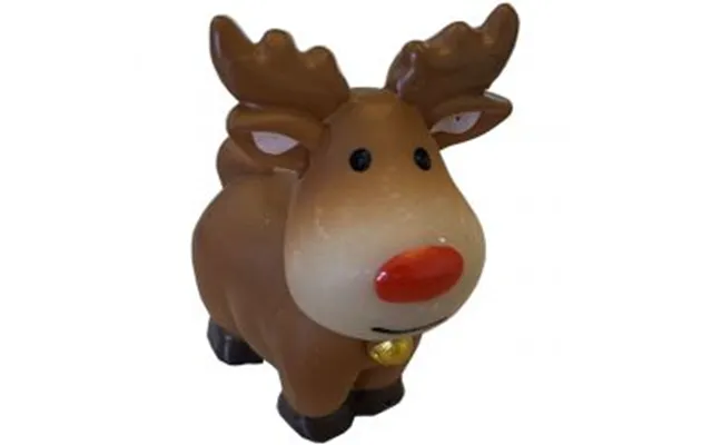 Muto Jule Minifigur 3,5 Cm - Stående Rensdyr Rudolf Med Gevir