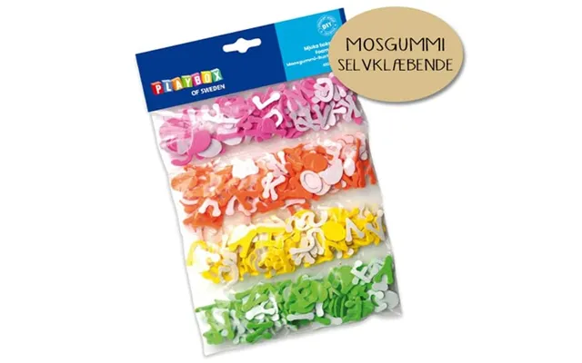 Mosgummi Bogstaver - Selvklæbende