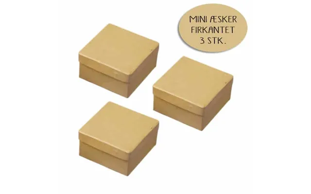 Papæsker Mini - Firkantet