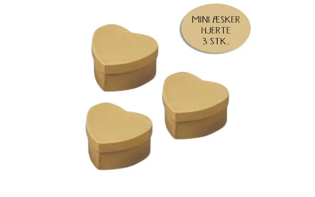 Papæsker Mini - Hjerte