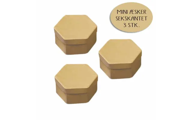Papæsker Mini - Sekskantede