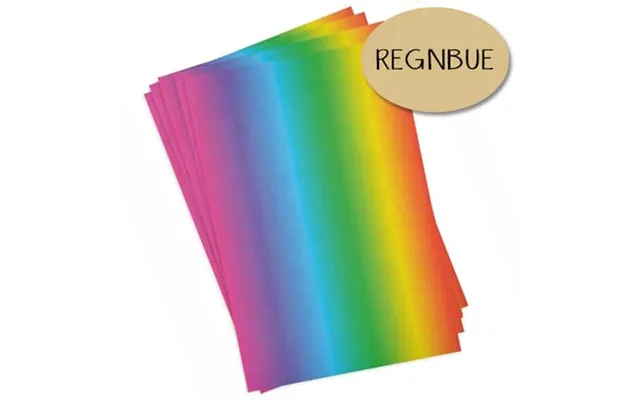 Regnbuepapir - 20 Stk.