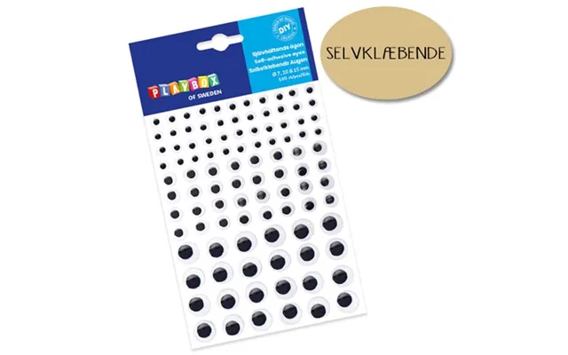 Rulleøjne Selvklæbende 7-15 Mm - 100 Stk.