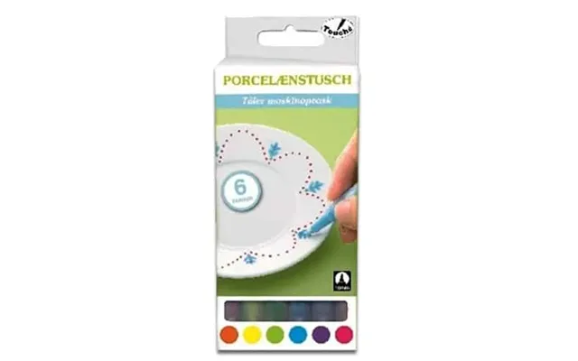 Touché Porcelænstuscher - 5 Stk.