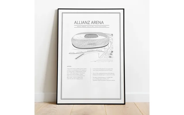 Allianz Arena Bayern München Stadion Plakat