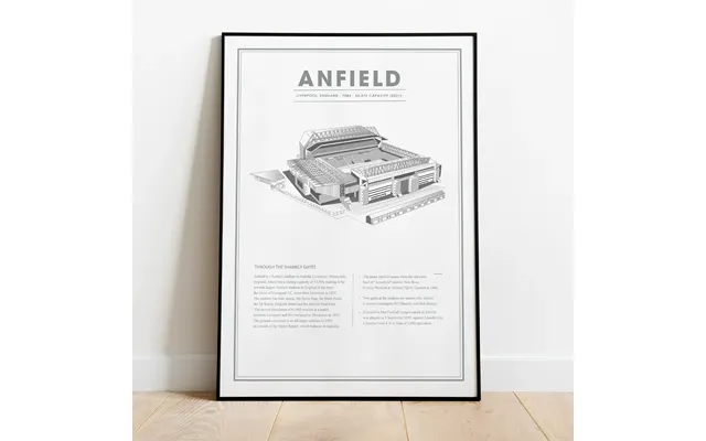 Anfield Liverpool Stadion Plakat