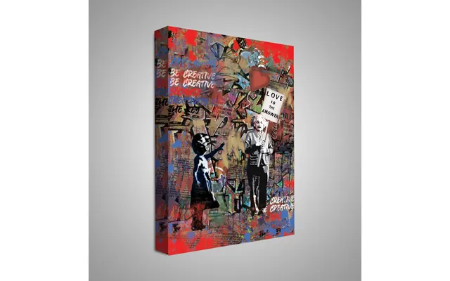 Be Creative - Plakat Lærred
