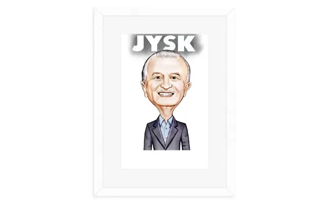 Lars Larsen - Karikaturtegning Plakat