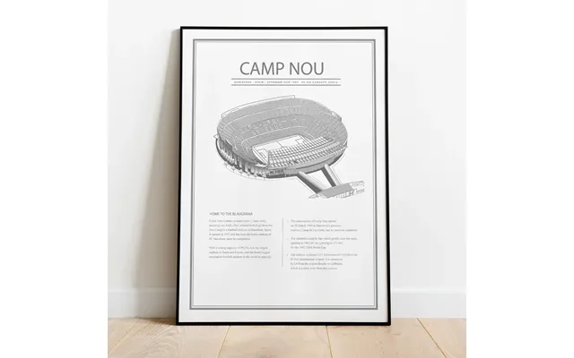 Nou Camp Barcelona Stadion Plakat