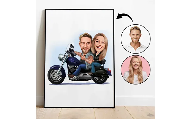 Par Tema240 2 Personer - Karikaturtegning Efter Dine Fotos