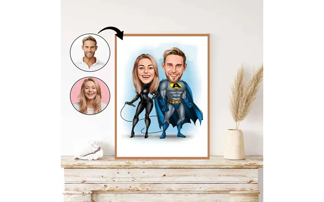 Par Tema78 2 Personer - Karikaturtegning Efter Dine Fotos