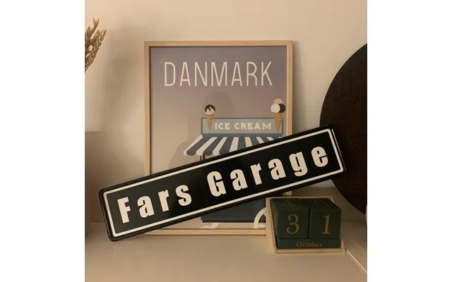 Personligt Gadeskilt Med Egen Tekst - Sort Ja Tak 29kr.