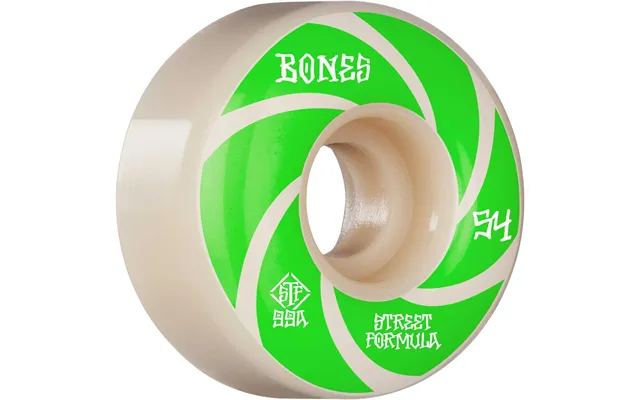 Bones Wheels Skateboard Hjul Patterns Stf 99a 54mm White V1 Standard 4-pak