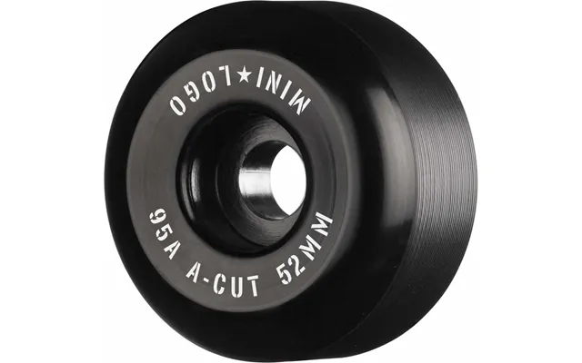 Mini Logo Skateboard Hjul A-cut 2 52mm 95a Sort 4-pak