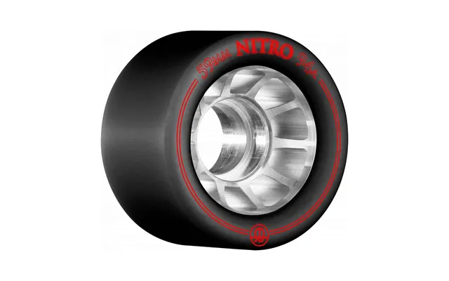 Rollerbones Nitro Wheel 59 Mm 94a Sort 8pk
